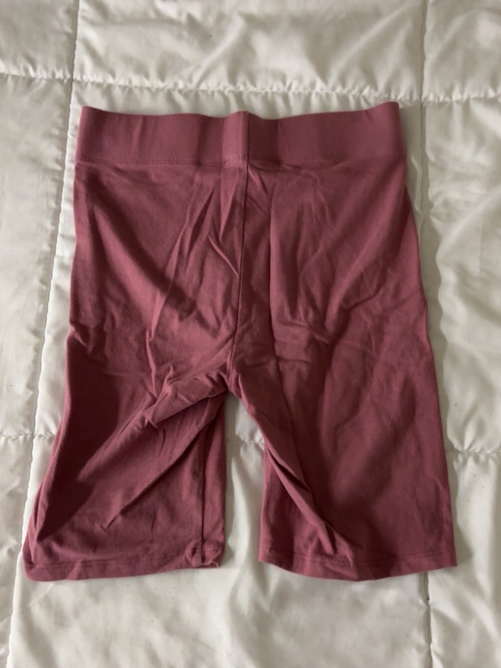 Forever 21 Women's High-Rise Bike Shorts - Dusty Mauve